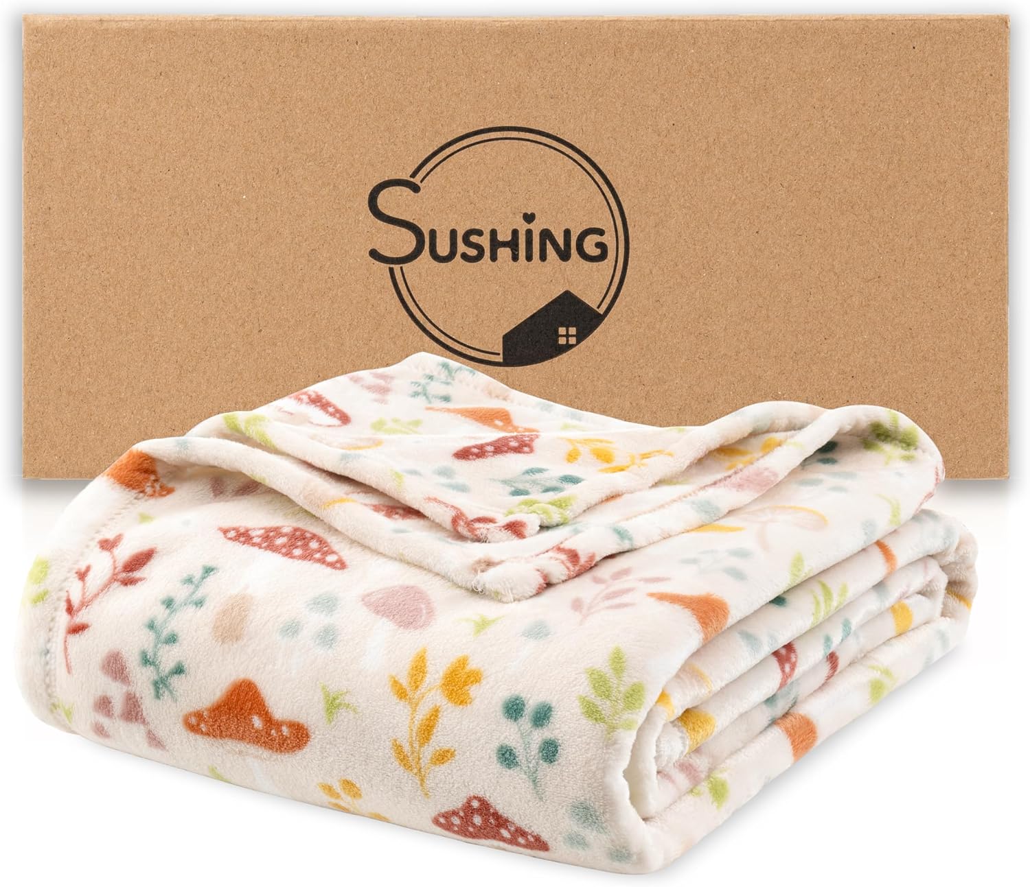 Thumbnail 5 de Luxury Printed Fleece Warm Blanket 108×90 in 🛋