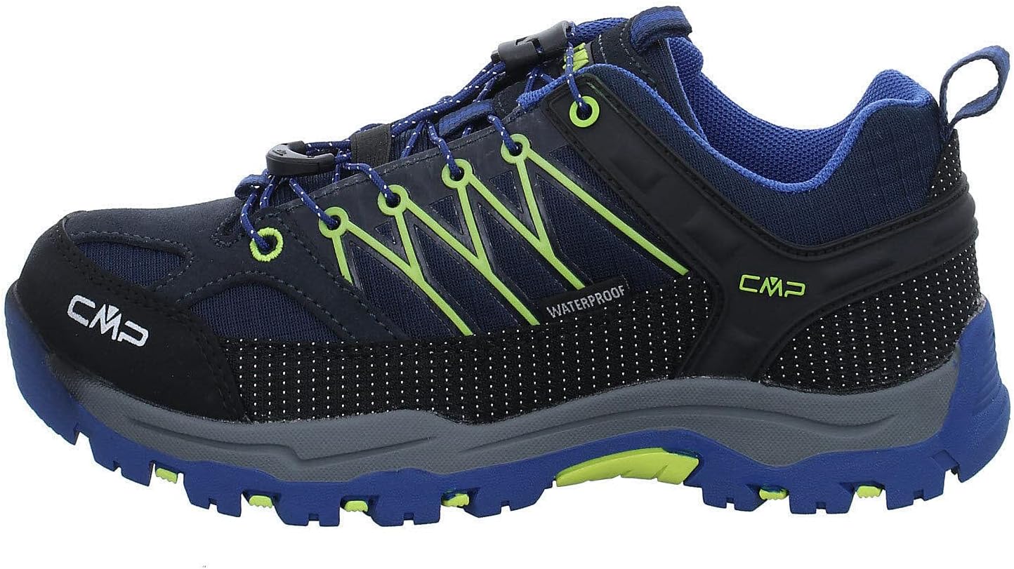 Detalle de CMP Kids Rigel Low Trekking Shoes Wp: Scarpe da trekking unisex per bambini e ragazzi in Blu Elettrico