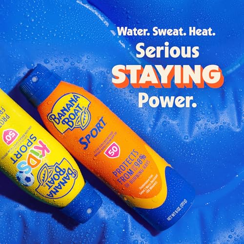 Thumbnail 6 de Banana Boat Sport SPF 50 Sunscreen Spray (6 oz, 2 Pack) — Broad-Spectrum, Sweat & Water Resistant