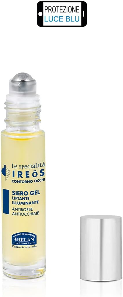 Detalle 2 de Helan IREOS Contorno Occhi Occhiaie Effetto Lift – Siero Gel Roll-On 10 ml