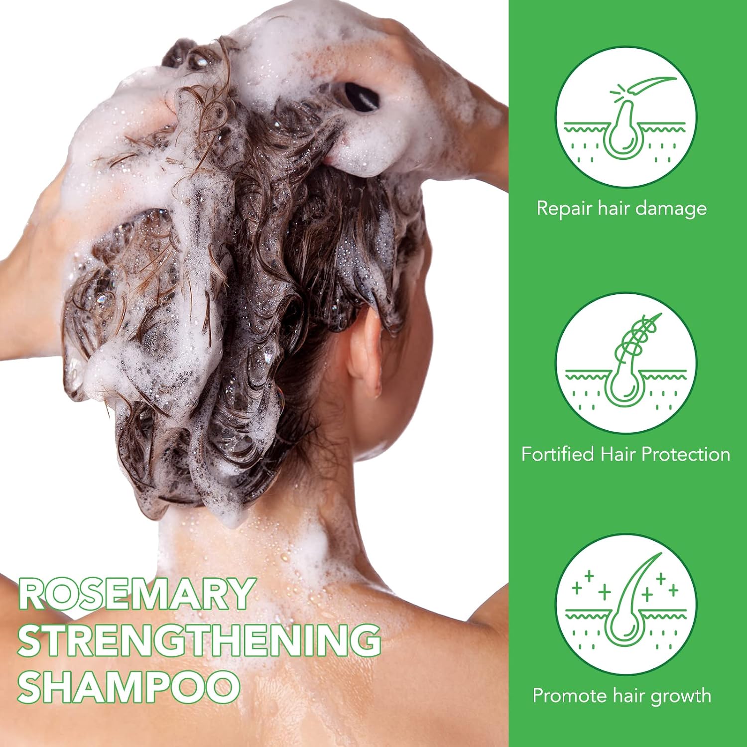 Detalle de FSLHCY rozemarijnshampoo 300 ml voor normaal tot vet haar