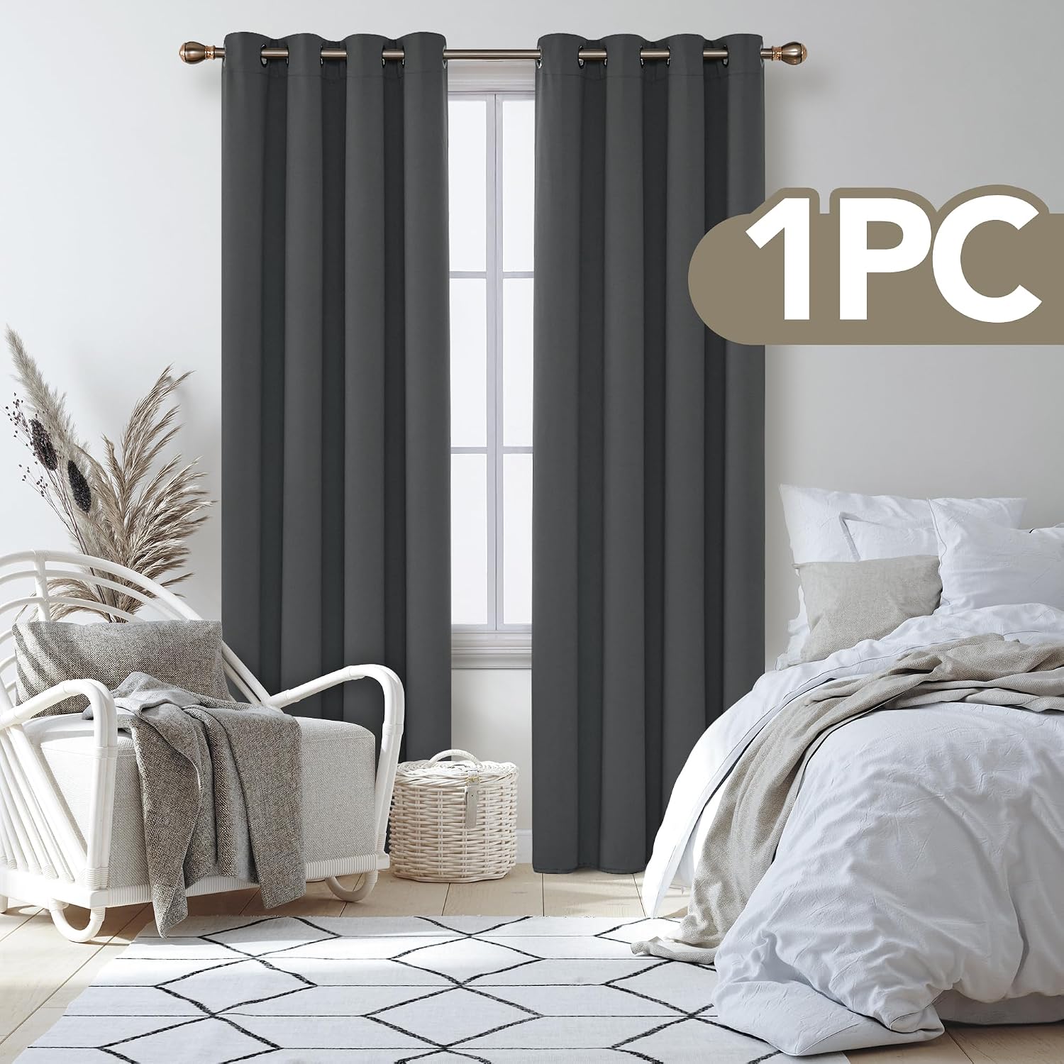 Thumbnail 1 de Deconovo Front Door Curtain 168x214 cm