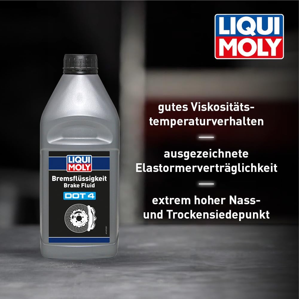 Thumbnail 1 de LIQUI MOLY Bremsflüssigkeit DOT 4 – 1 L: Zuverlässige Hydraulik für Bremskreisläufe