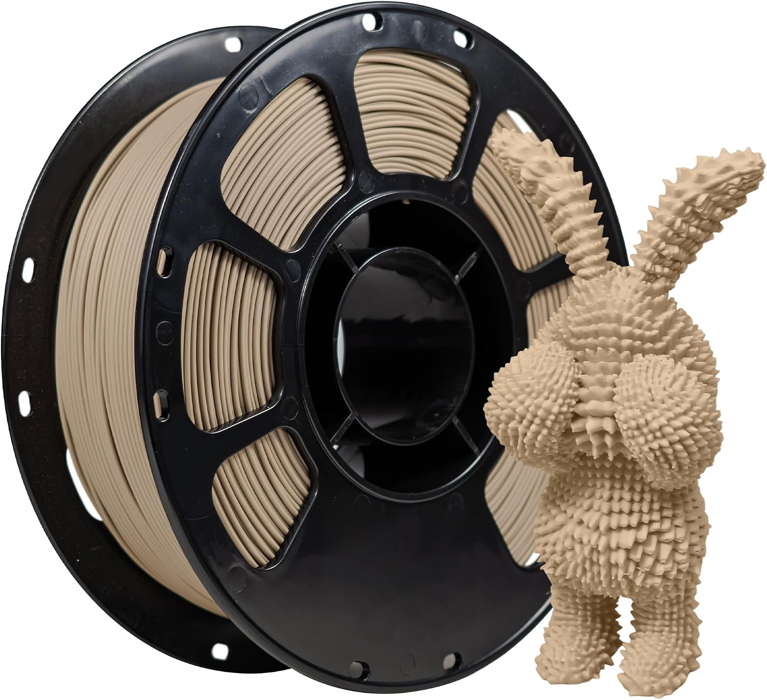 Thumbnail 1 de iBOSS PLA+ 1,75 mm 3D-filament, svart, 1 kg med ±0,02 mm tolerans