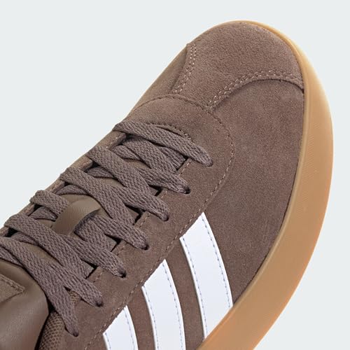 Detalle 2 de Adidas Uomo VL Court 3.0 Shoes – Earth Strata / Cloud White / Gold Metallic, 43 1/3 EU