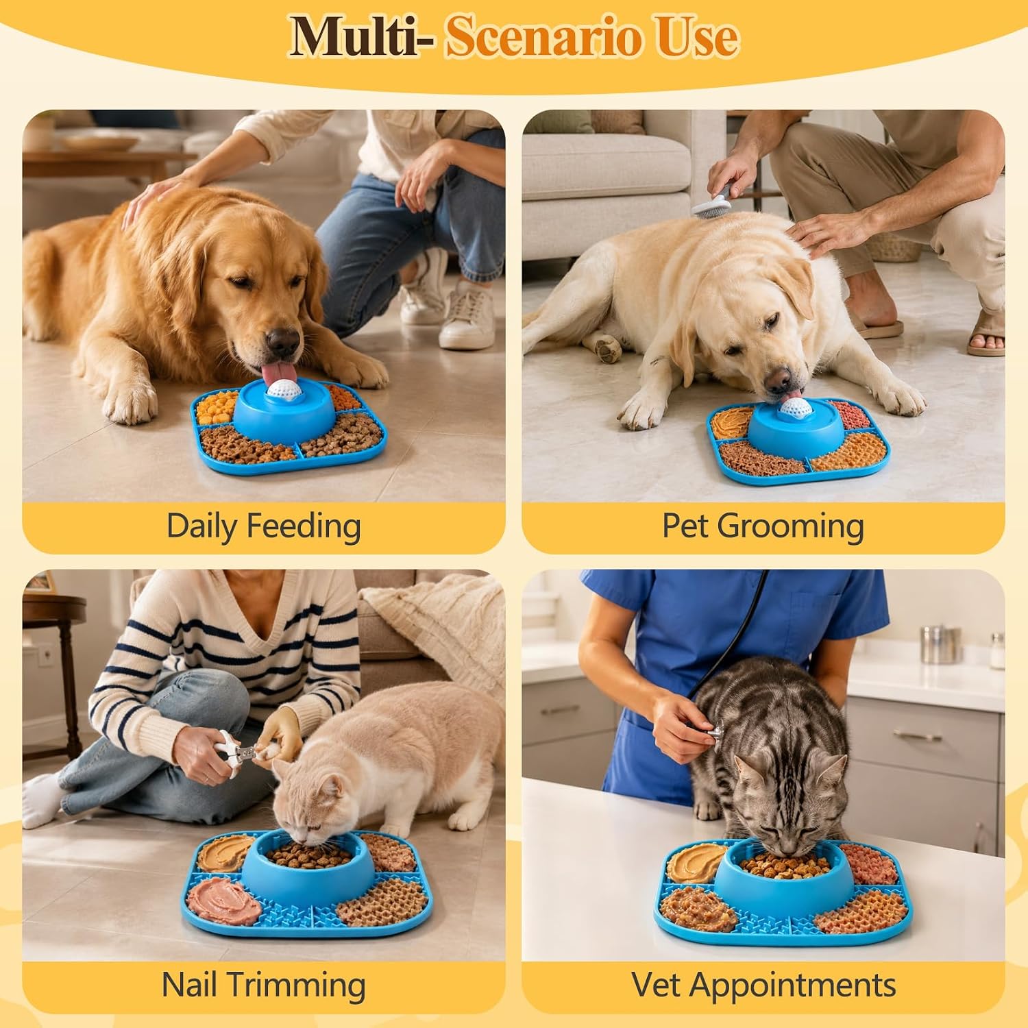 Detalle 2 de Huttoi Slow Feeder Dog Bowl, Medium