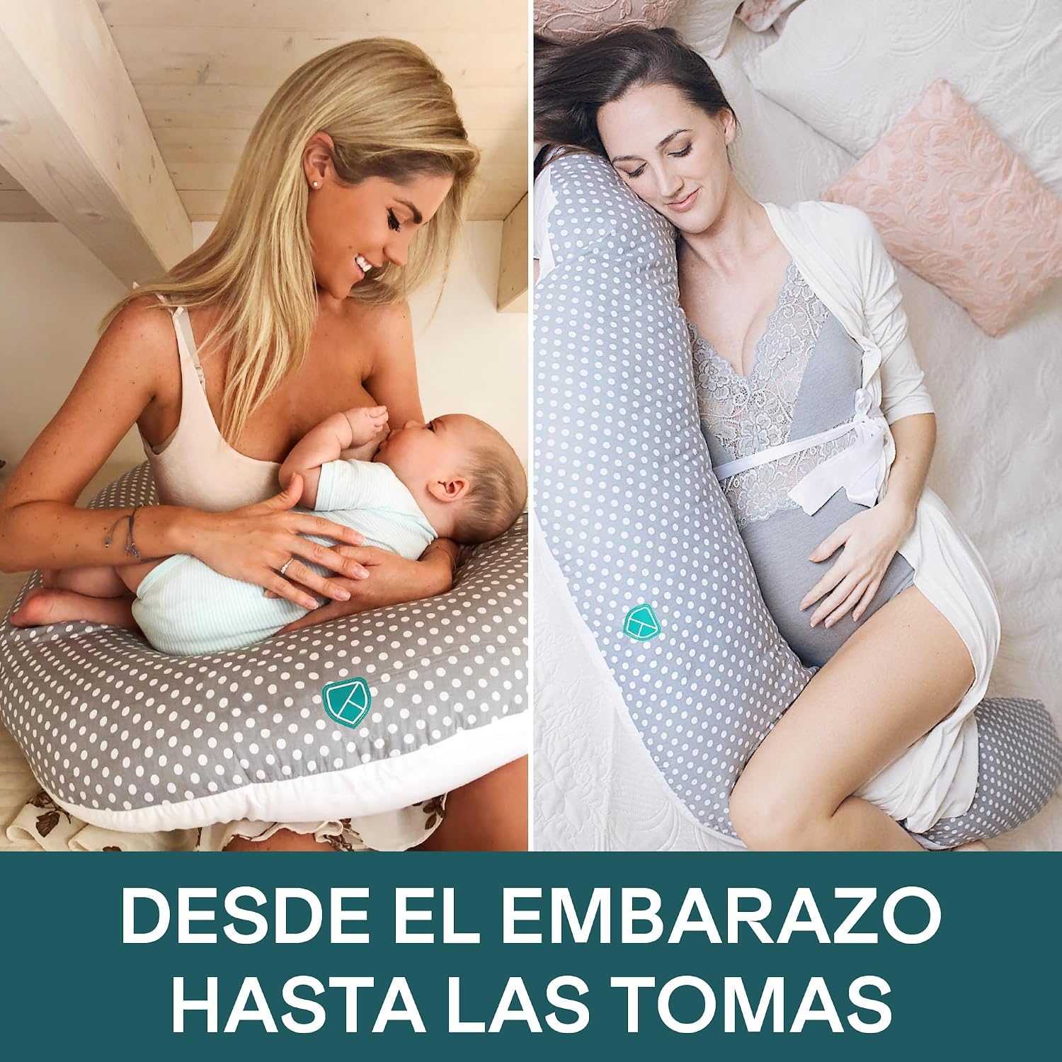 Detalle 2 de KOALA BABYCARE Cojín lactancia XL