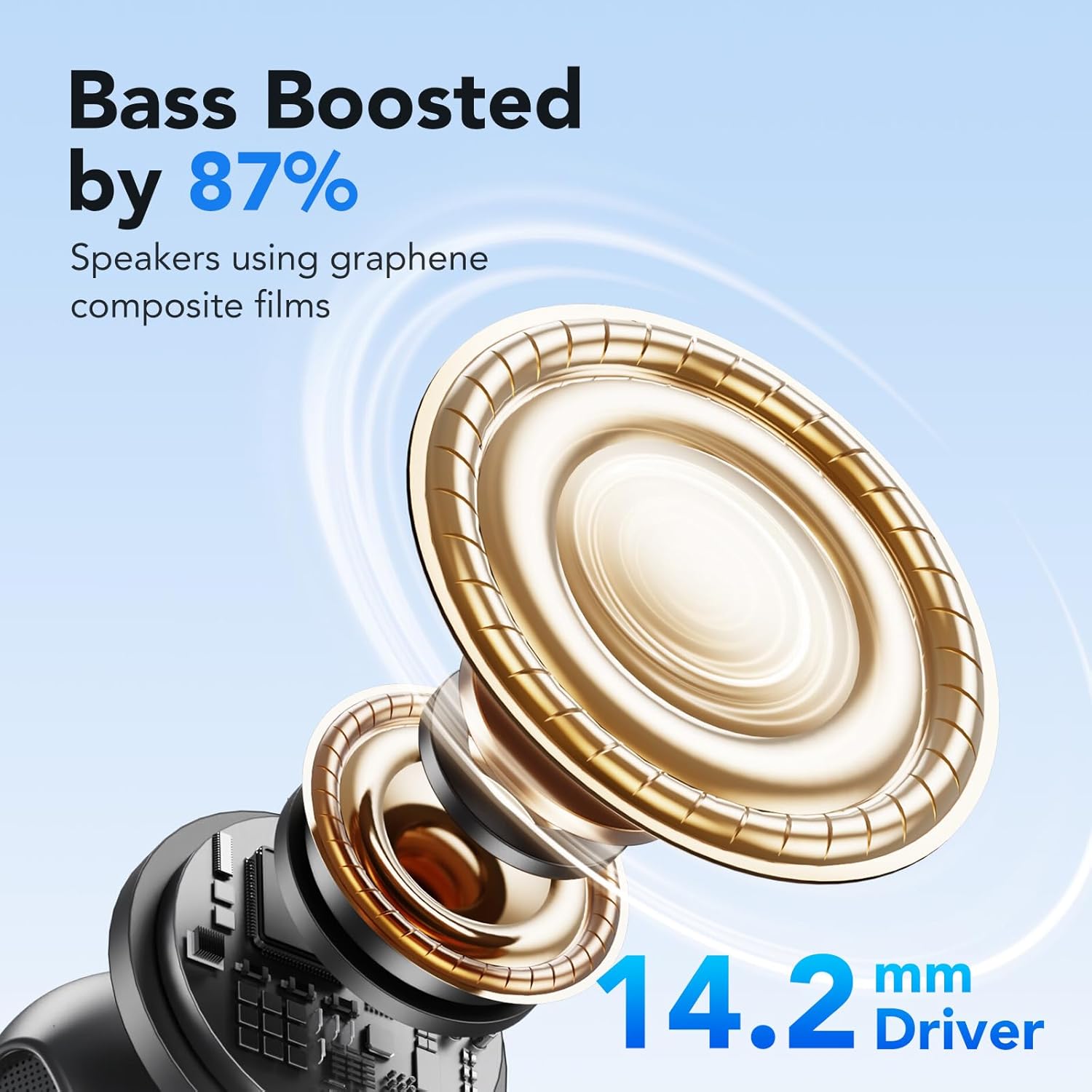 Thumbnail 1 de 2026 New Wireless Earbuds with Bluetooth 5.4, 4-Mic ENC and Dual LED Battery Display