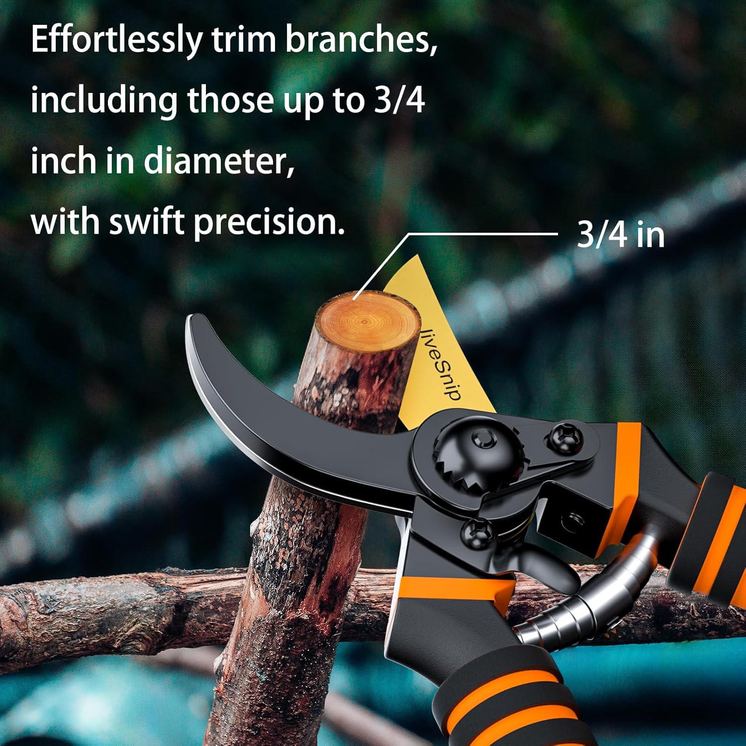 Thumbnail 3 de JiveSnip Premium Titanium Garden Secateurs – Bypass secateurs ✂