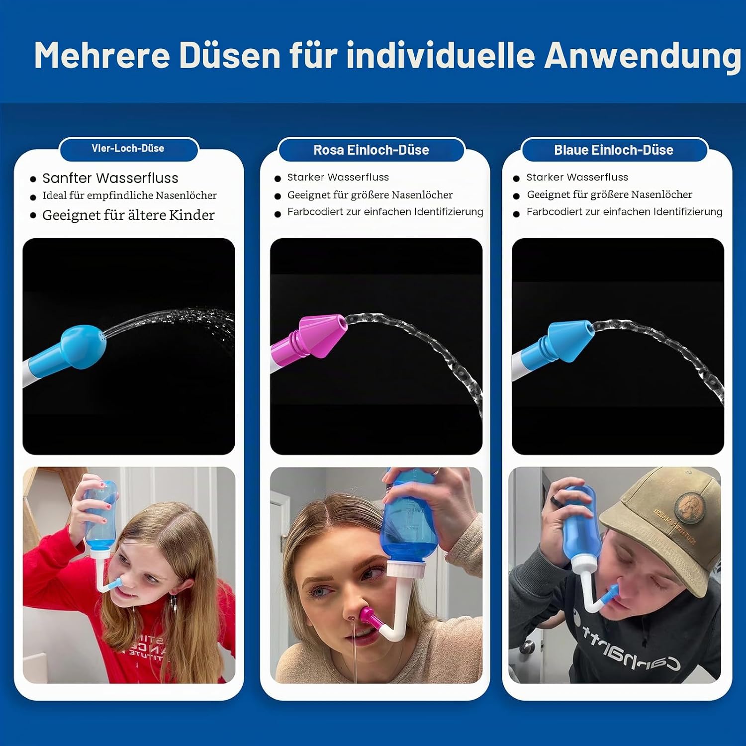 Thumbnail 2 de Nasendusche Set Neti-Topf 300 ml BPA-frei