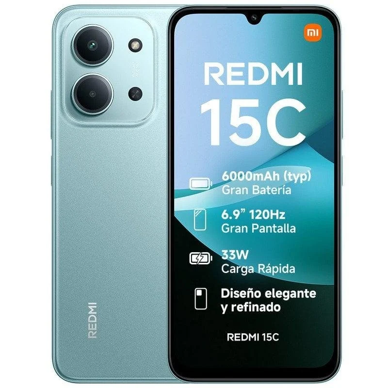 Imagen de Xiaomi Redmi 15C 4G, 8GB/256GB, verde: autonomía y pantalla grande para movilidad diaria en OfertitasTOP