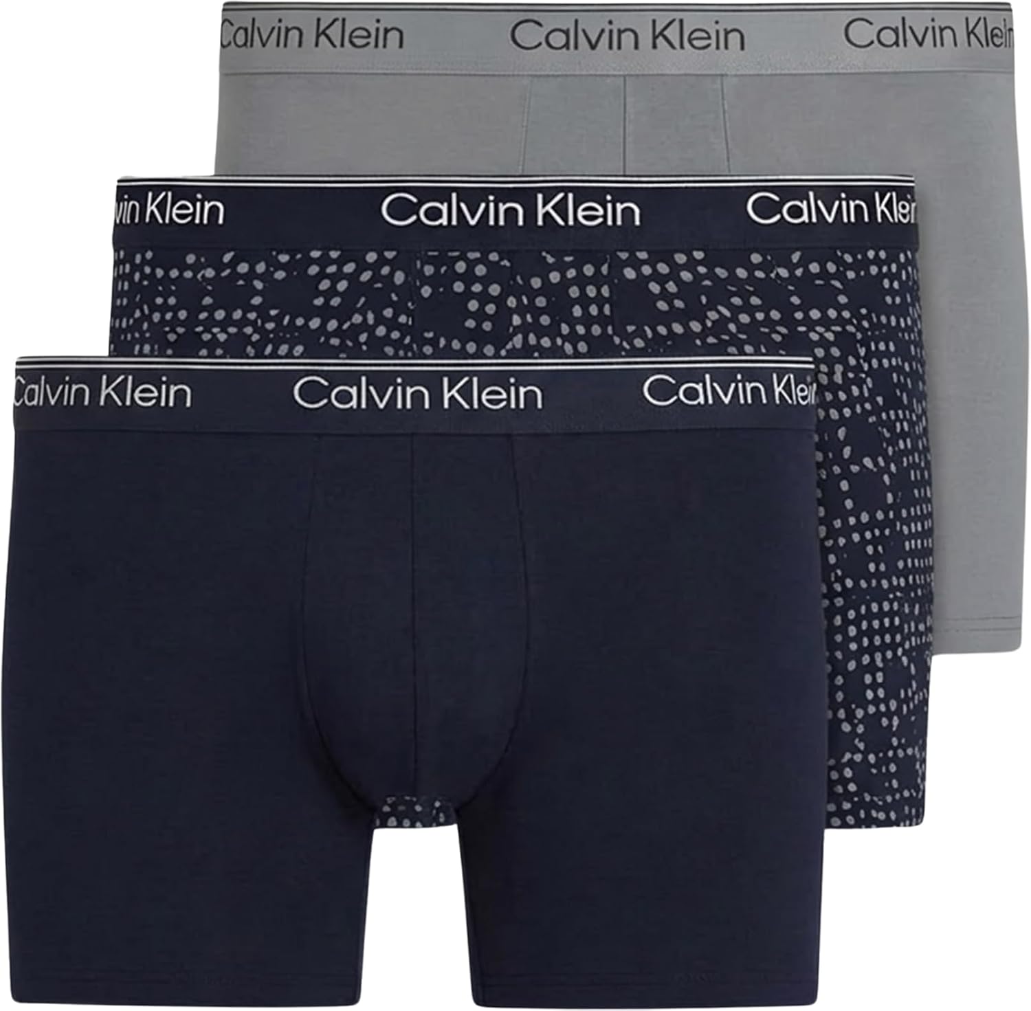 Detalle 2 de Calvin Klein Men's Boxer Brief 3pk Lv00nb4410 – Classic Comfort for Everyday & Sport