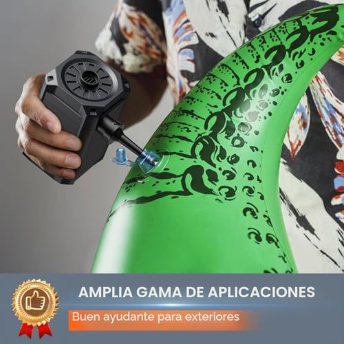 Thumbnail 6 de Preciva Bomba de Aire Eléctrica Portátil con Batería de 5200 mAh y 4 Boquillas