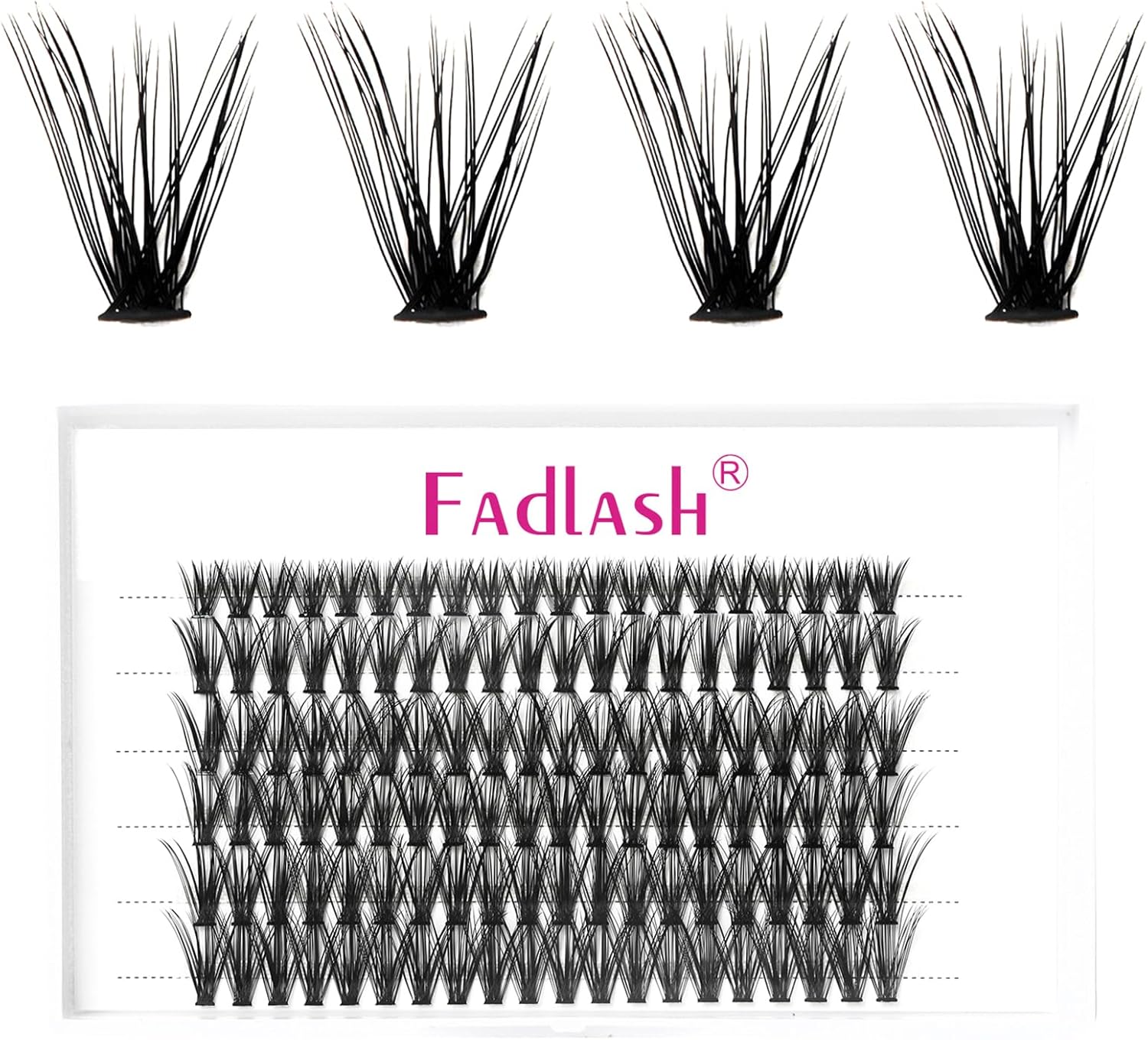 Detalle 2 de Ciglia Fadlash 12mm 120 pezzi Ciuffetti DIY