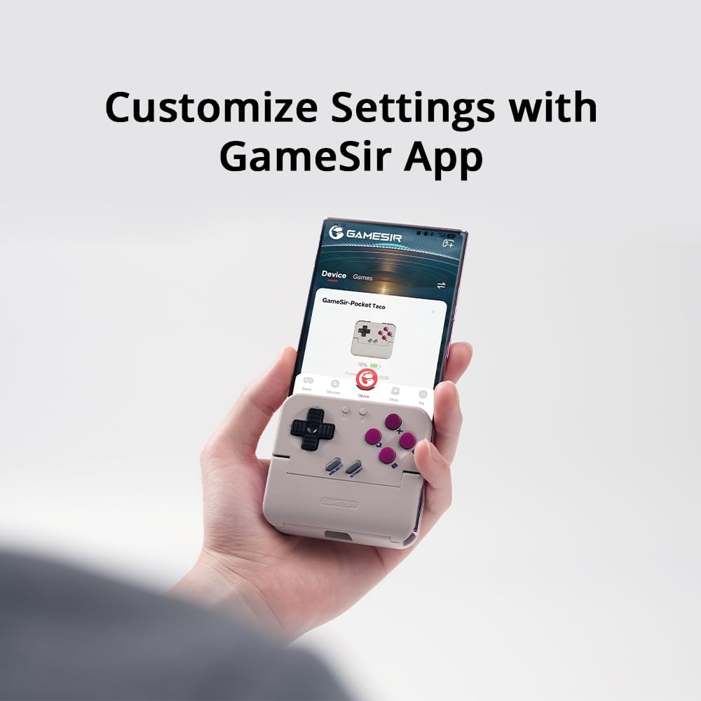Thumbnail 6 de GameSir Pocket Taco Vertical Handheld Controller for Android – Wireless Retro-Style Gamepad