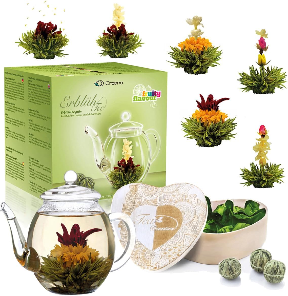 Detalle de Creano Coffret Fleurs de Thé 0,5 l 🍵