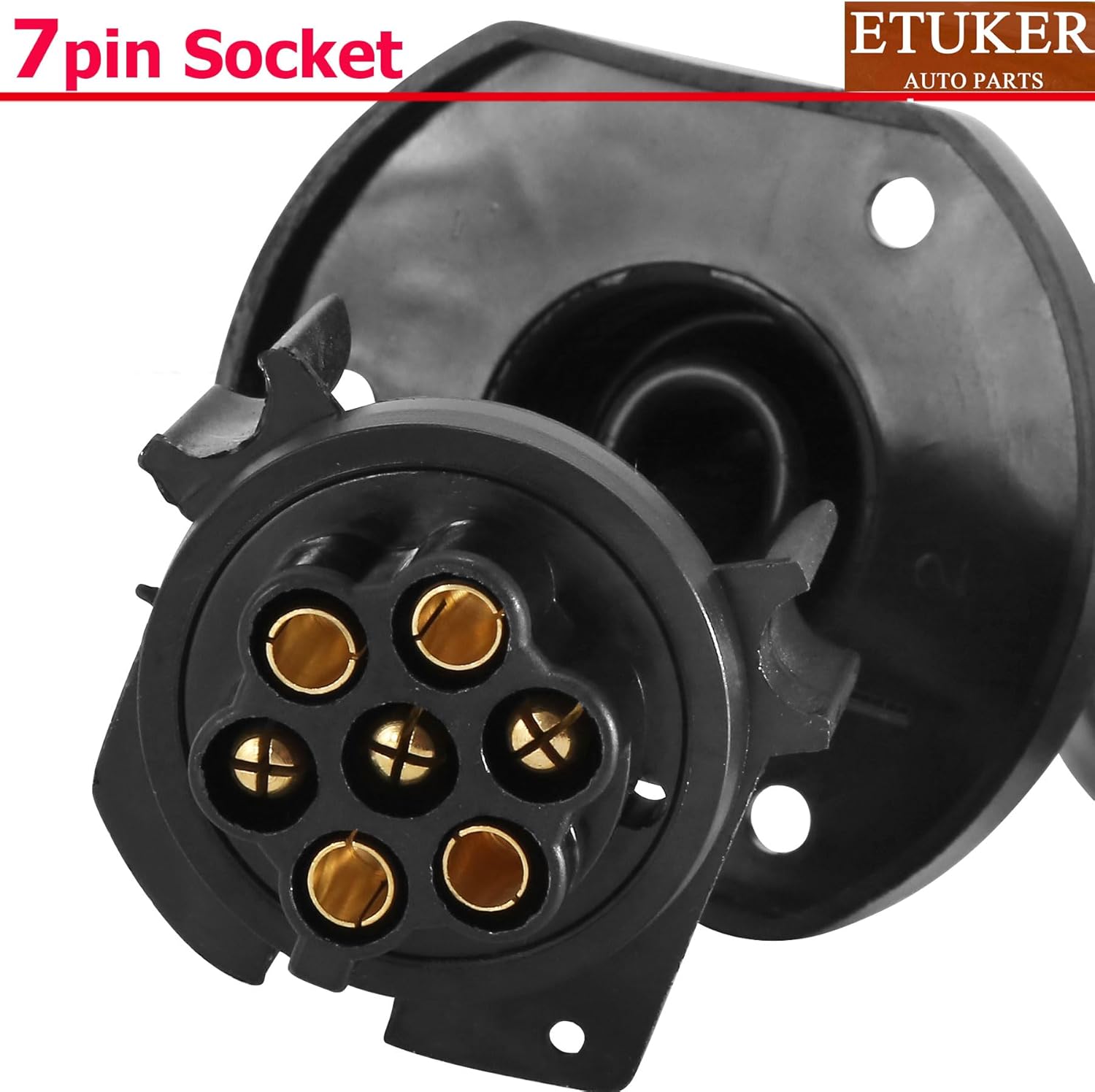 Thumbnail 6 de ETUKER 7-pin pre-wired towbar socket with 1.9m cable (metal) – 7MZ