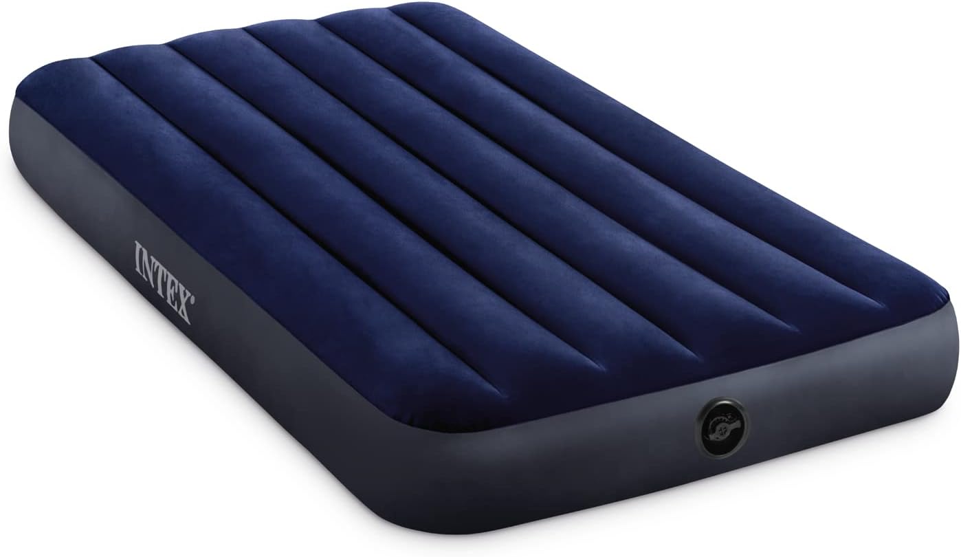 Intex 64757E Dura-Beam Standard Downy Air Mattress: Twin, 10in, 300lb Capacity