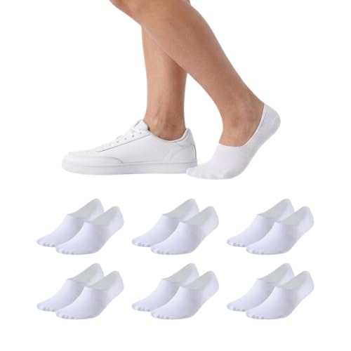 Detalle de Balseti Calcetines Invisibles para Mujer Pinkies: 85% Algodón, Pack 6 Pares, Talla 35-38