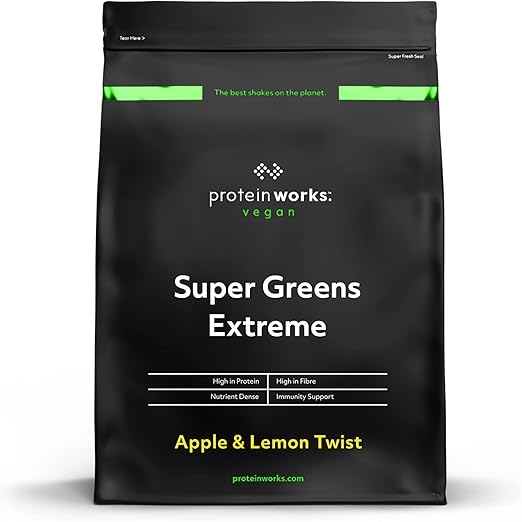 Protein Works Super Greens Extreme 🍏 150 Beneficios Saludables