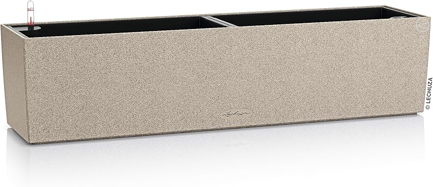 Detalle de Lechuza BALCONERA Stone 80 maceta riego automático 79 cm