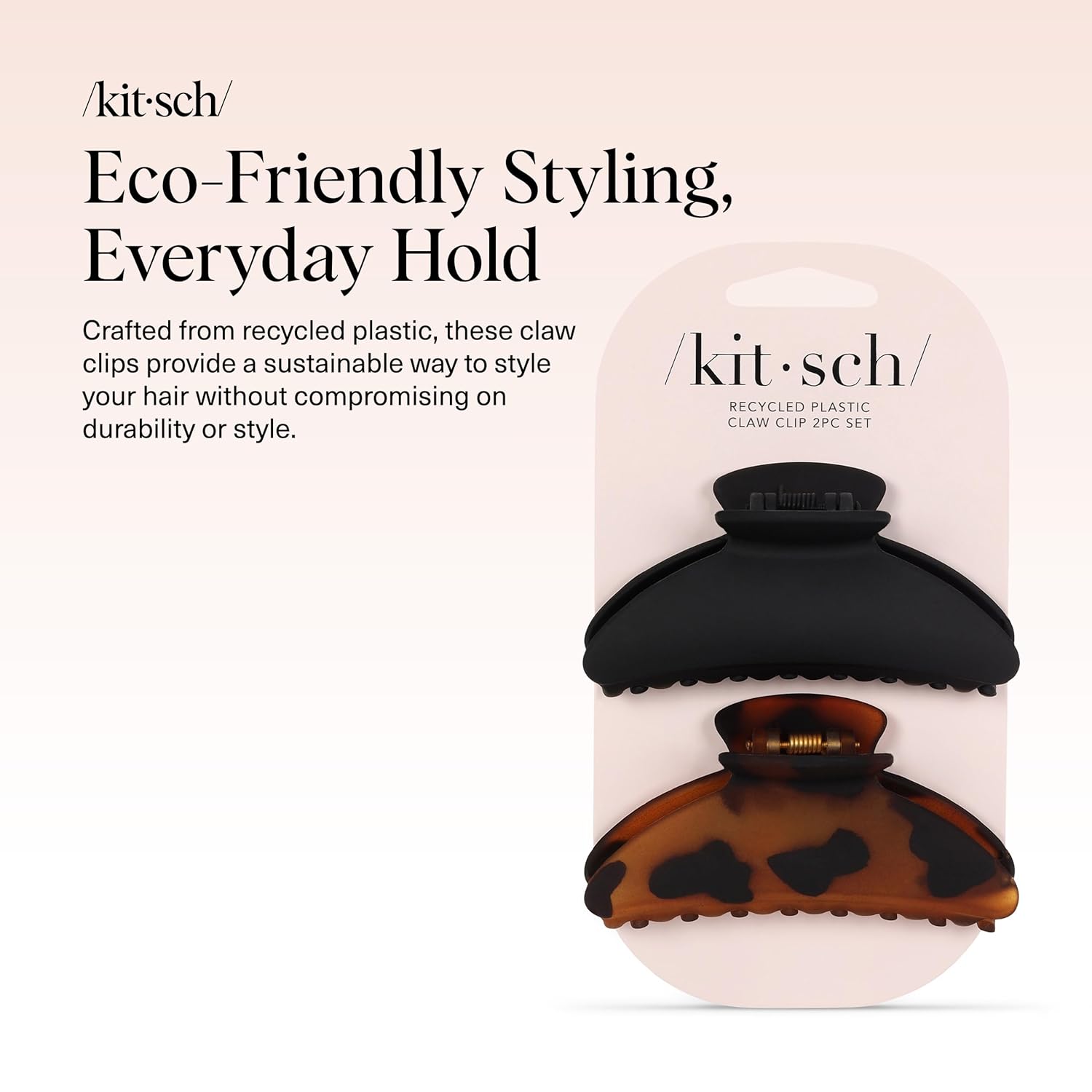 Detalle 2 de Kitsch Medium Hair Clips 2pcs for Thick Hair