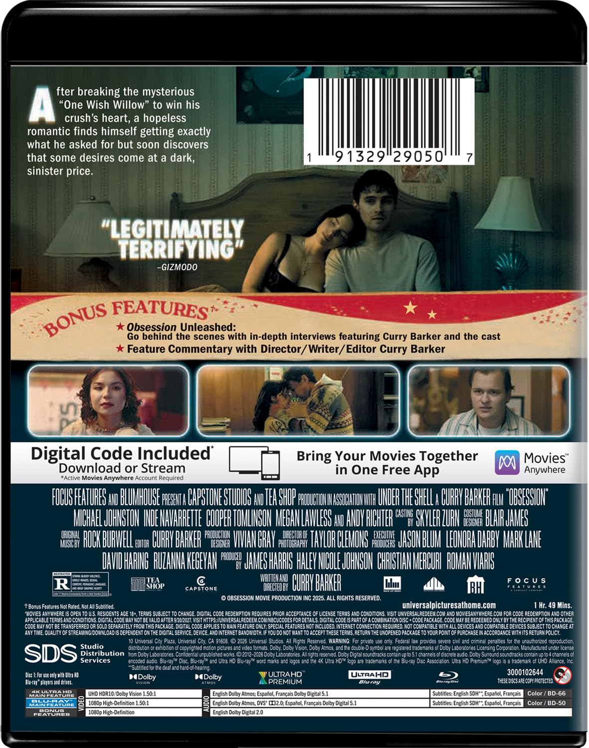 Thumbnail 2 de Obsession (2026) Collector's Edition: 4K Ultra HD + Blu-ray + Digital