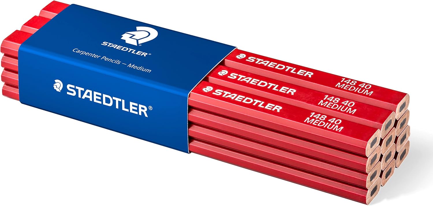 STAEDTLER Zimmermann Pencil, Oval Octagonal – 2H, 175 mm, 12 pencils