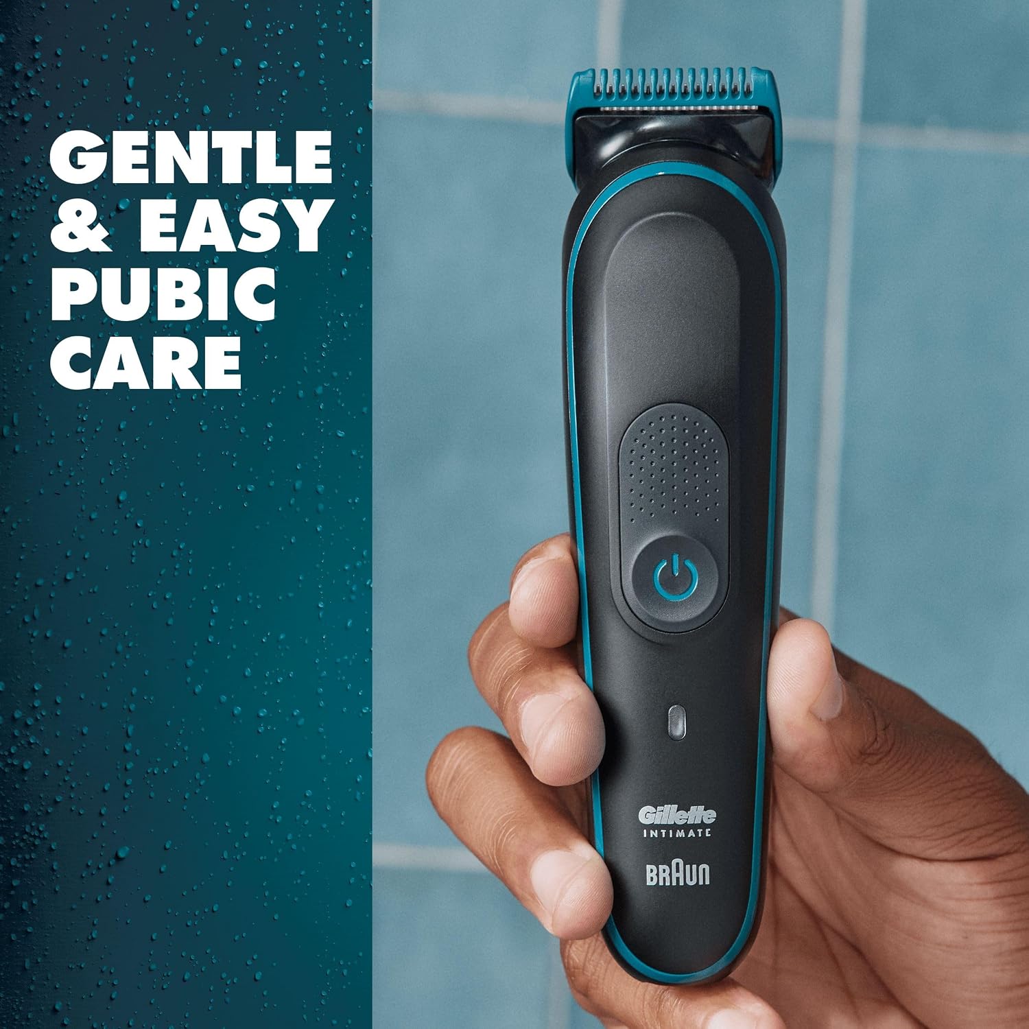 Detalle de Gillette Intimate Trimmer i5 (SkinFirst) cordless wet & dry body groomer for men