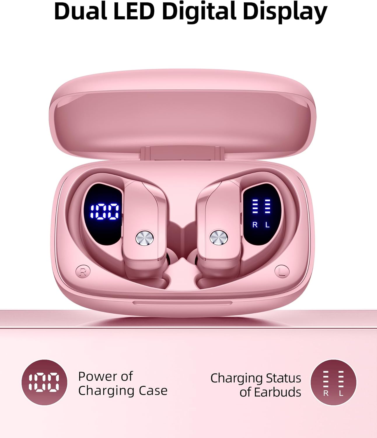 Detalle de bmanl Wireless Earbuds 80H playtime