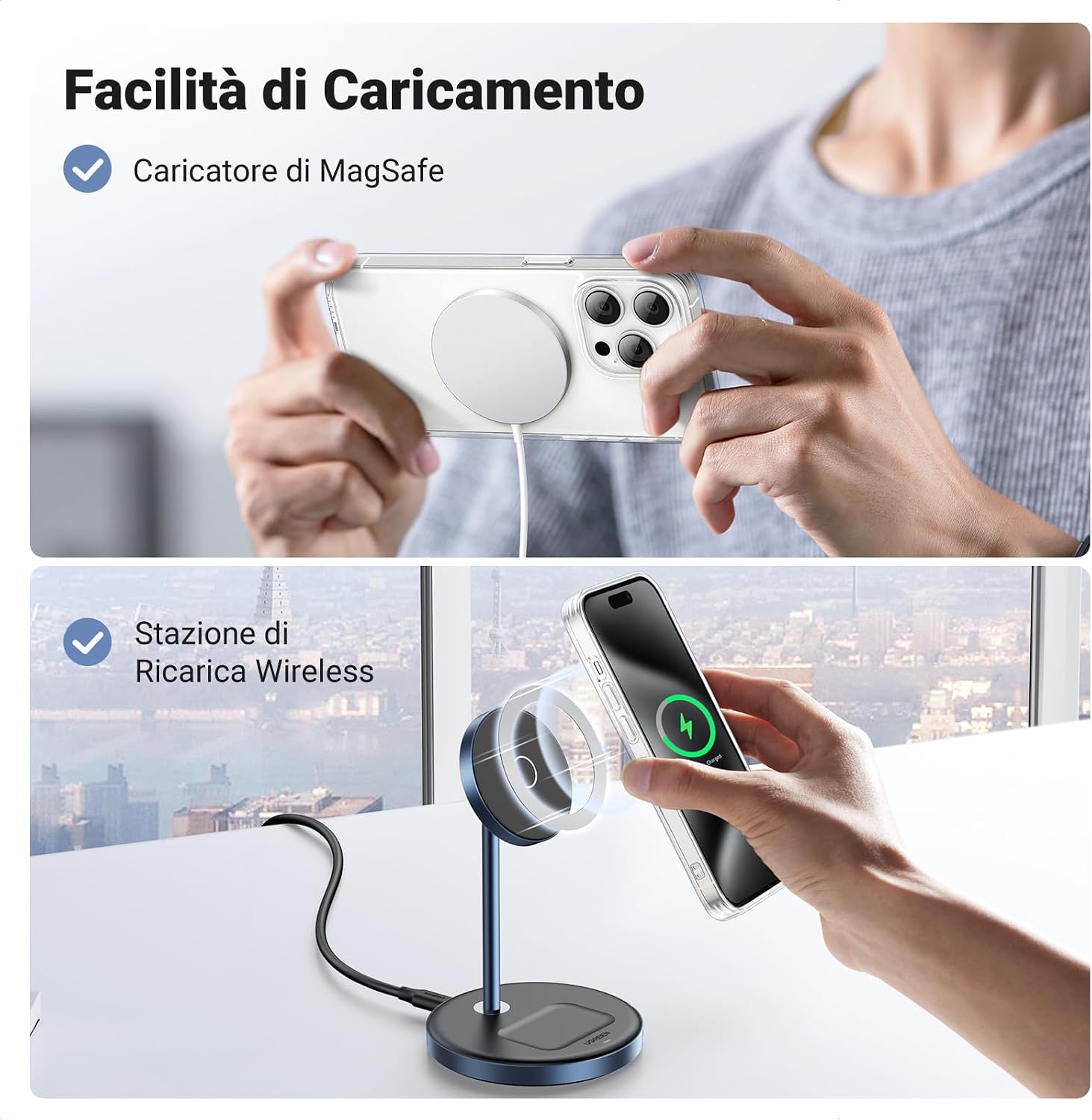 Thumbnail 4 de UGREEN Anello Universale Magnetico 2 pezzi 0,65 mm