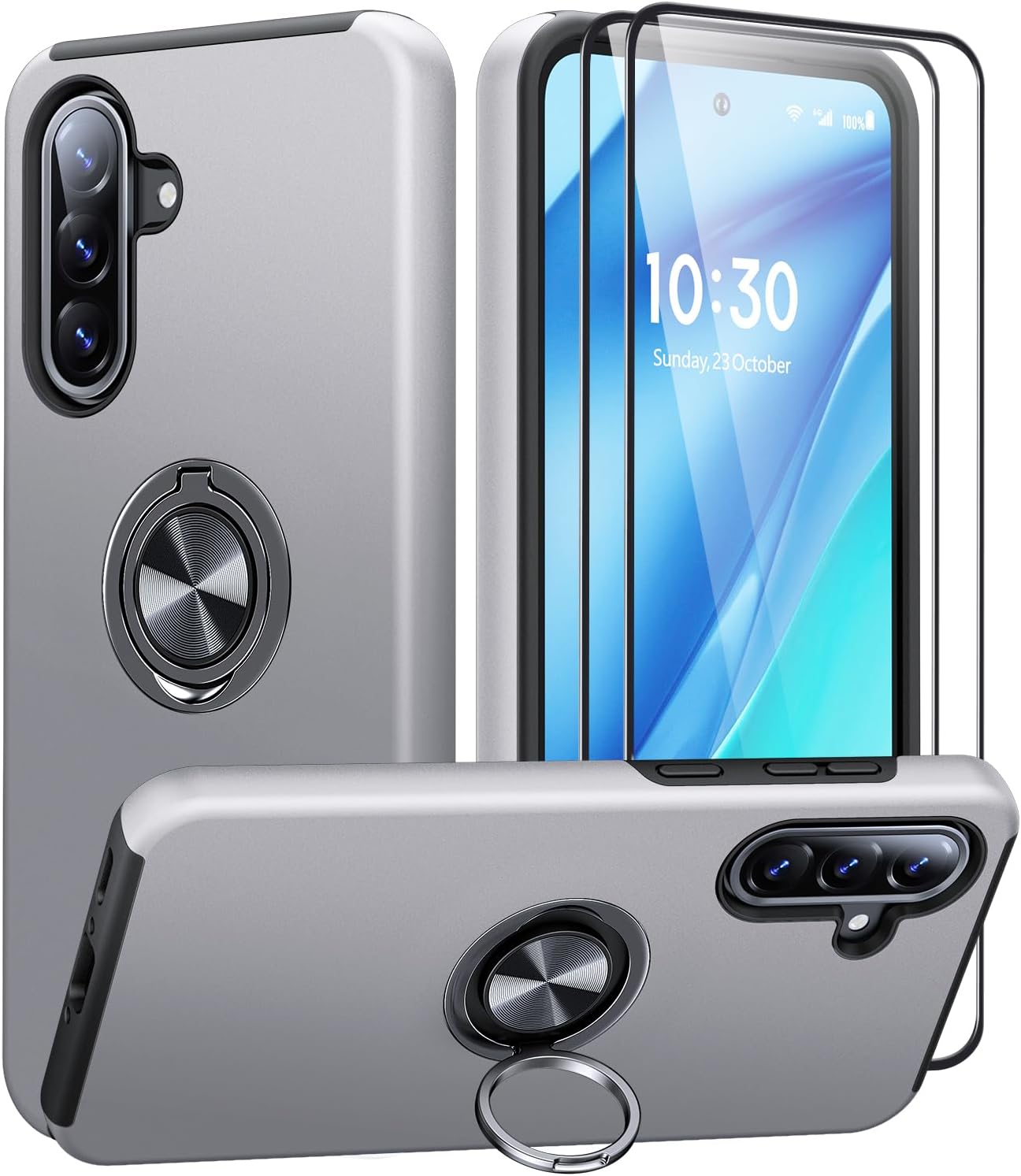 Detalle de AOUIA Hülle für Samsung Galaxy A56 5G mit Ringständer