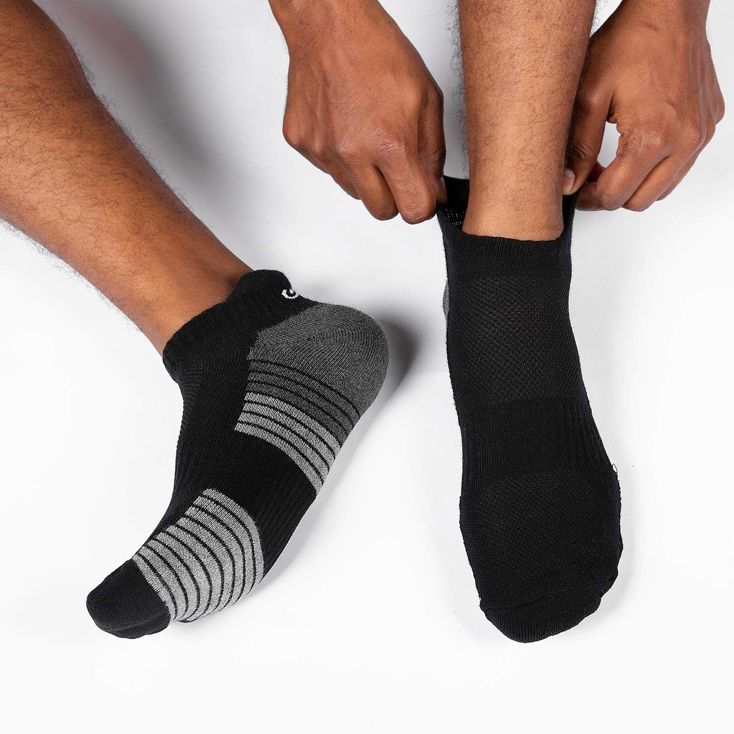 Thumbnail 1 de Coskefy thick cushion ankle trainer socks (6 pairs) with no-odour cotton