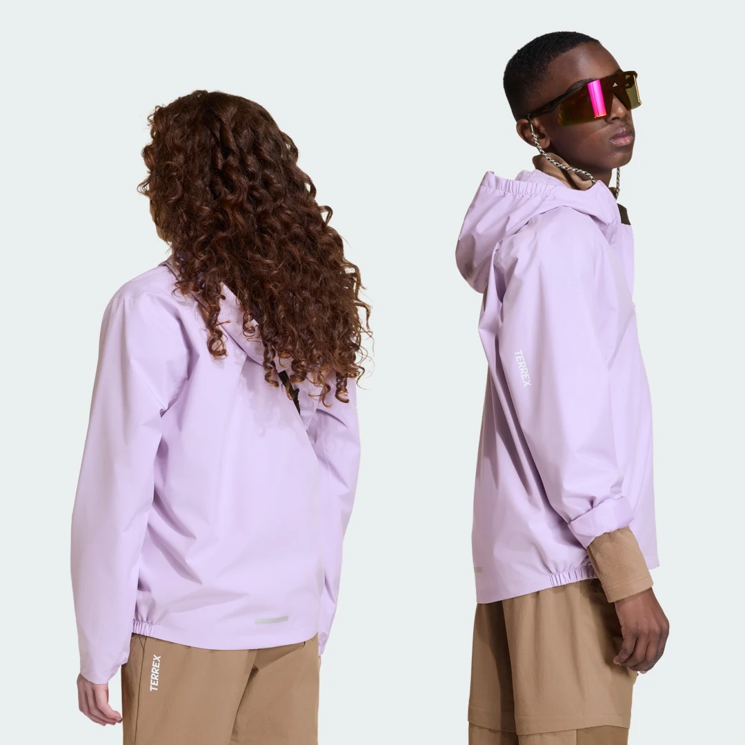 Detalle 2 de Chaqueta impermeable Terrex Multi 2 Layer CLIMAPROOF niños de Adidas