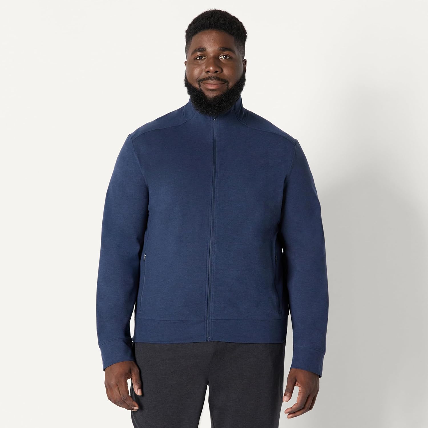 Thumbnail 5 de Amazon Essentials Herren Trainingsjacke mit Performance-Stretch und Reißverschluss (Funktionsjacke fürs Studio)