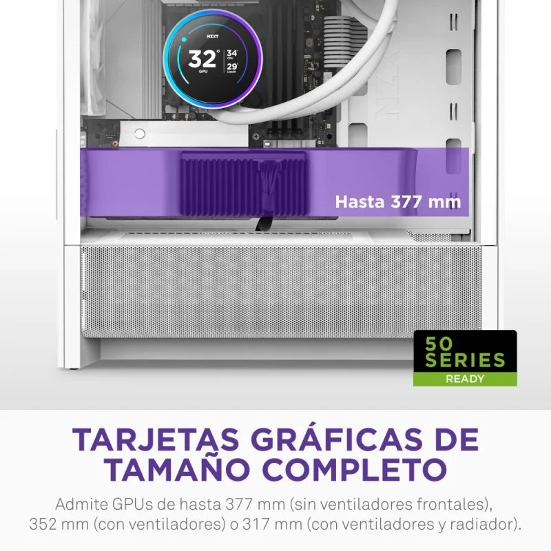 Thumbnail 2 de NZXT H3 Flow caja PC microATX