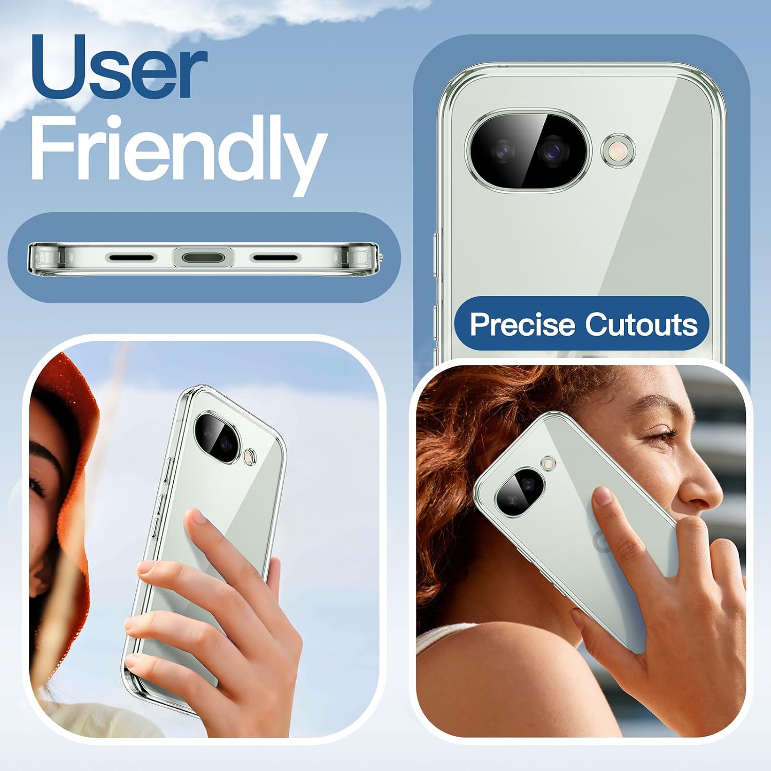 Thumbnail 6 de JETech Clear Shockproof Bumper Case for Google Pixel 10a (Non-yellowing, Anti-scratch)