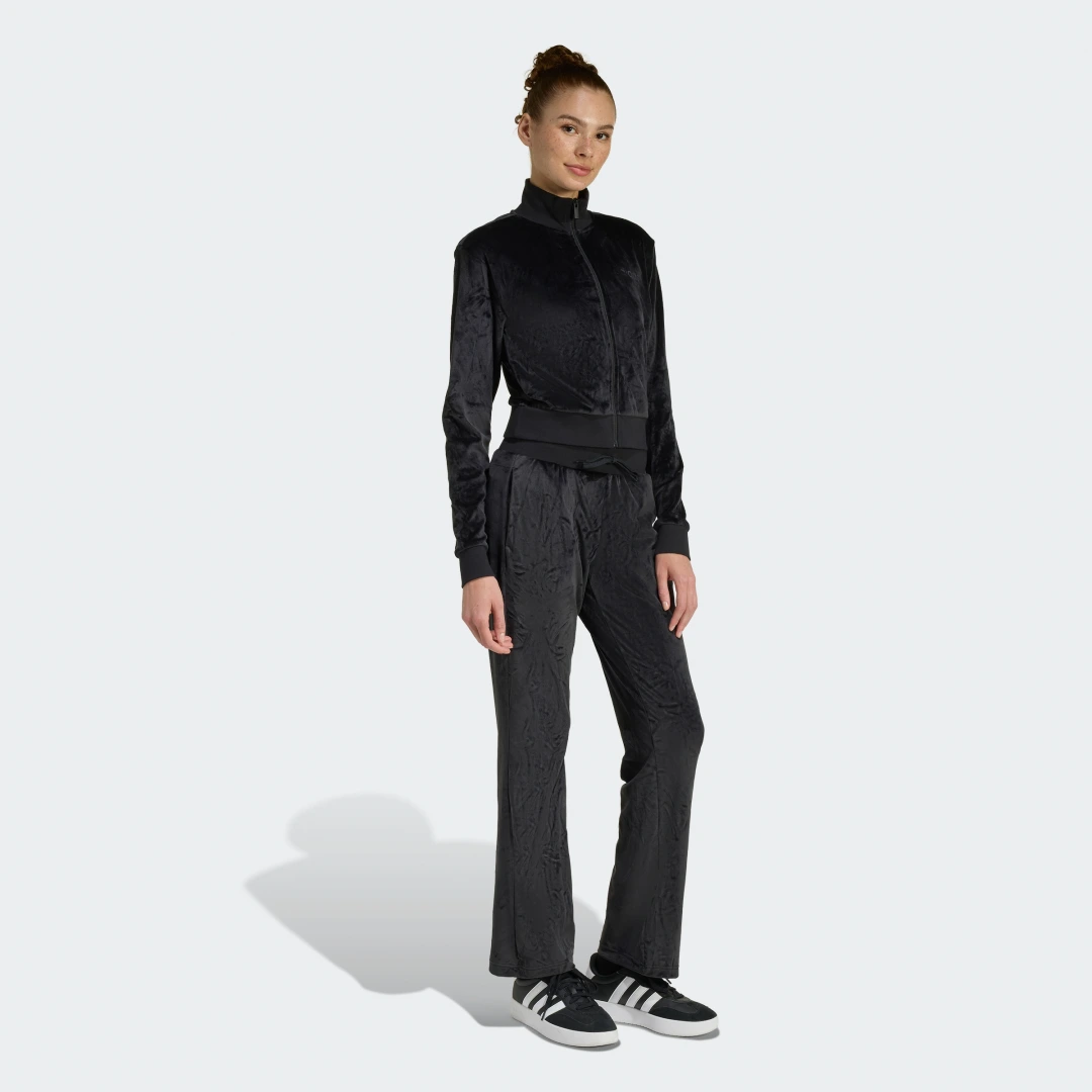 Thumbnail 2 de Adidas Chándal Glam Velvet Negro