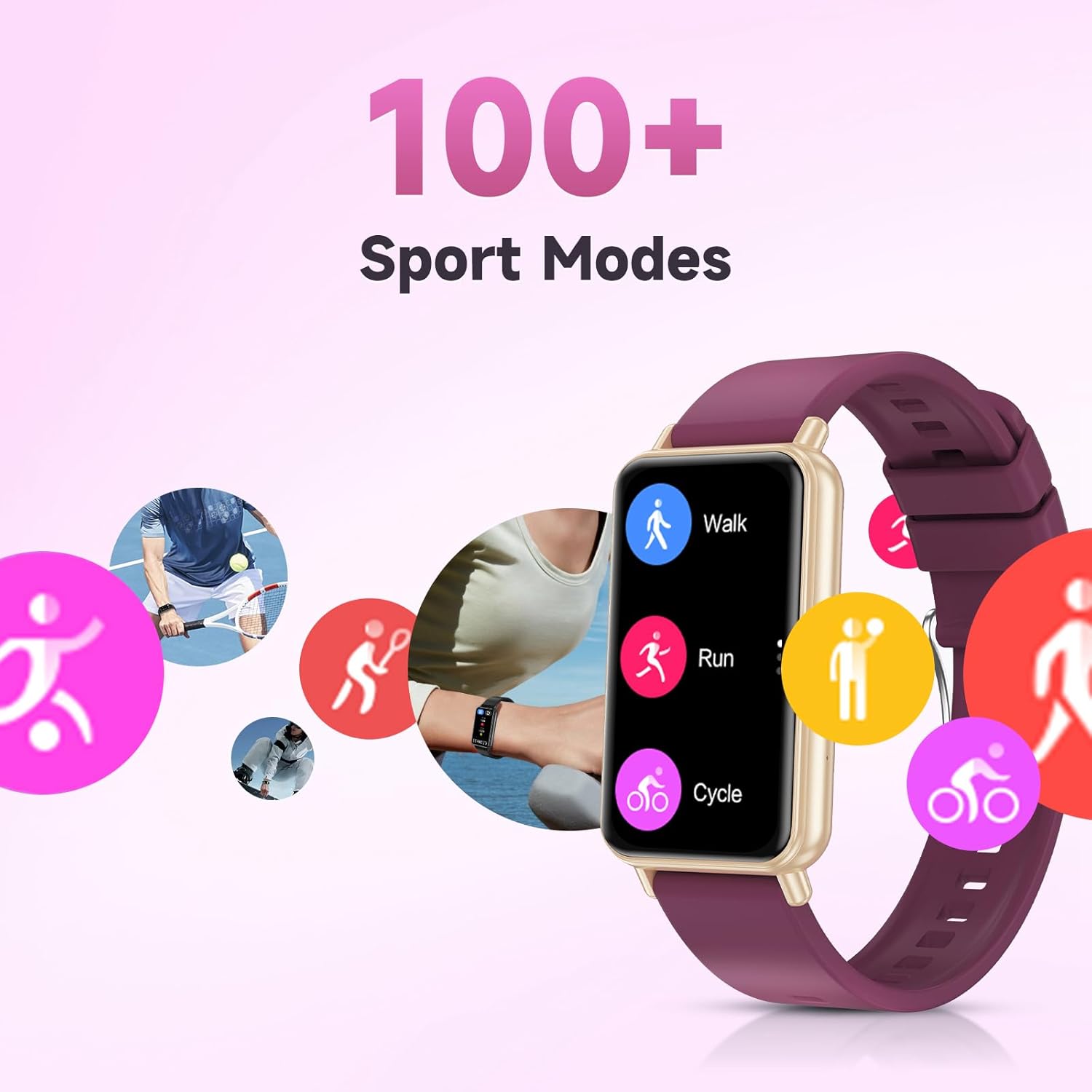 Thumbnail 6 de BingoFit Fitness Tracker 1.47" HD touchscreen
