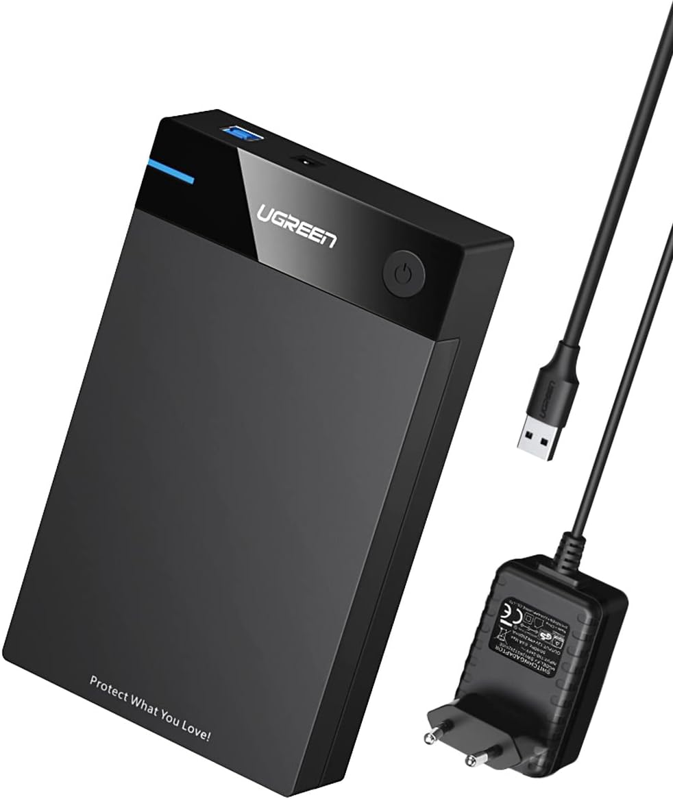 Detalle de UGREEN USB 3.0 Festplattengehäuse 3,5 Zoll