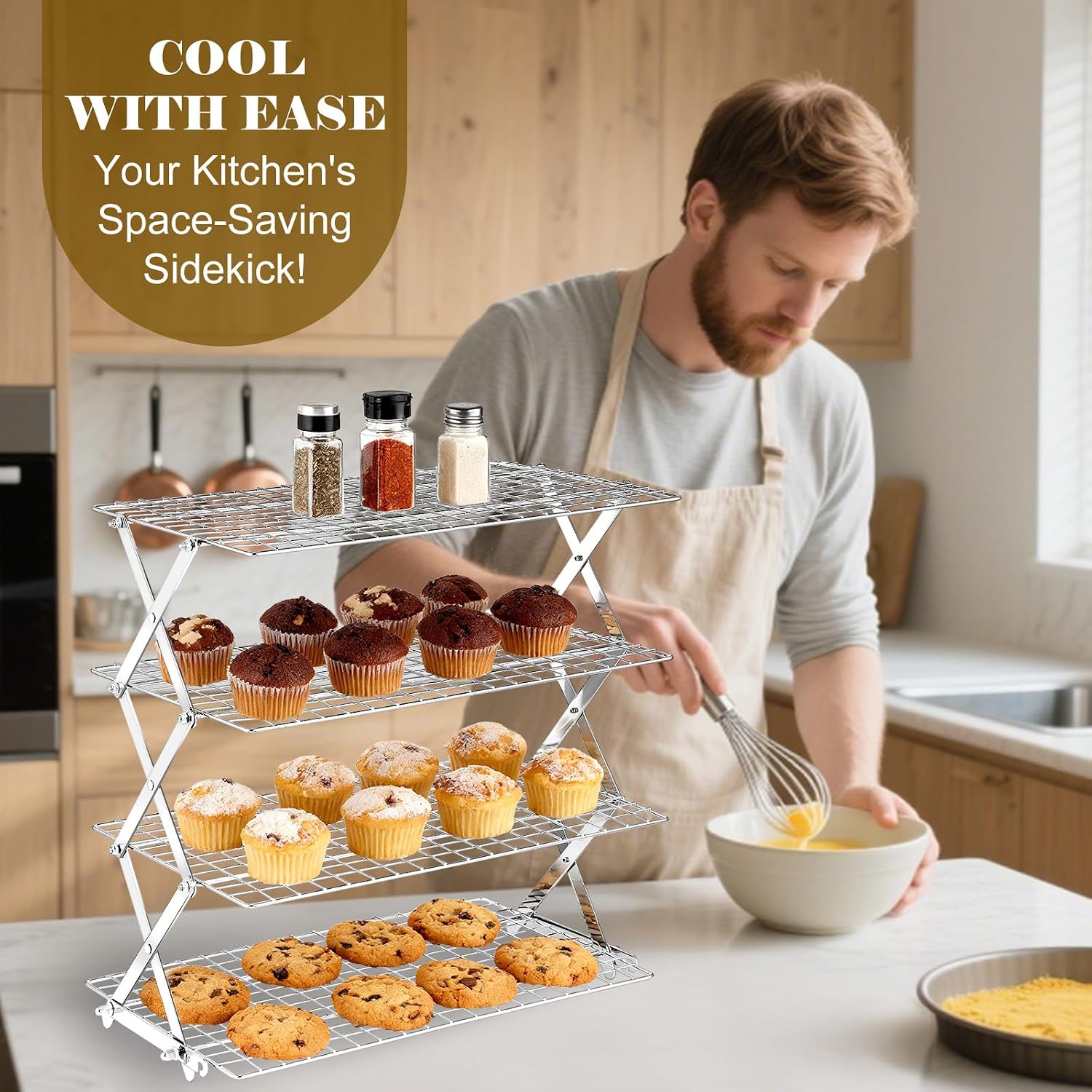 Thumbnail 6 de BEWOS Cooling Rack, 4-Tier