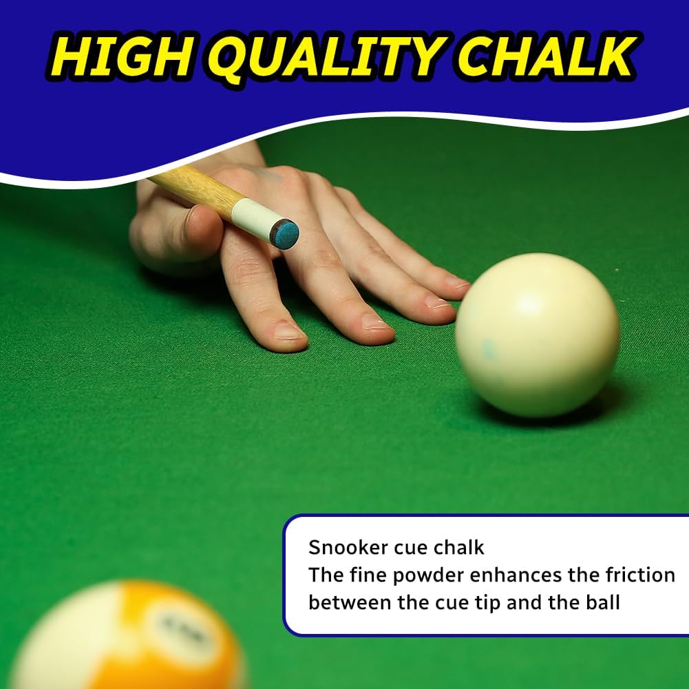 Detalle 1 de flintronic Snooker Chalk 12 pcs — pool cue chalk 🎱