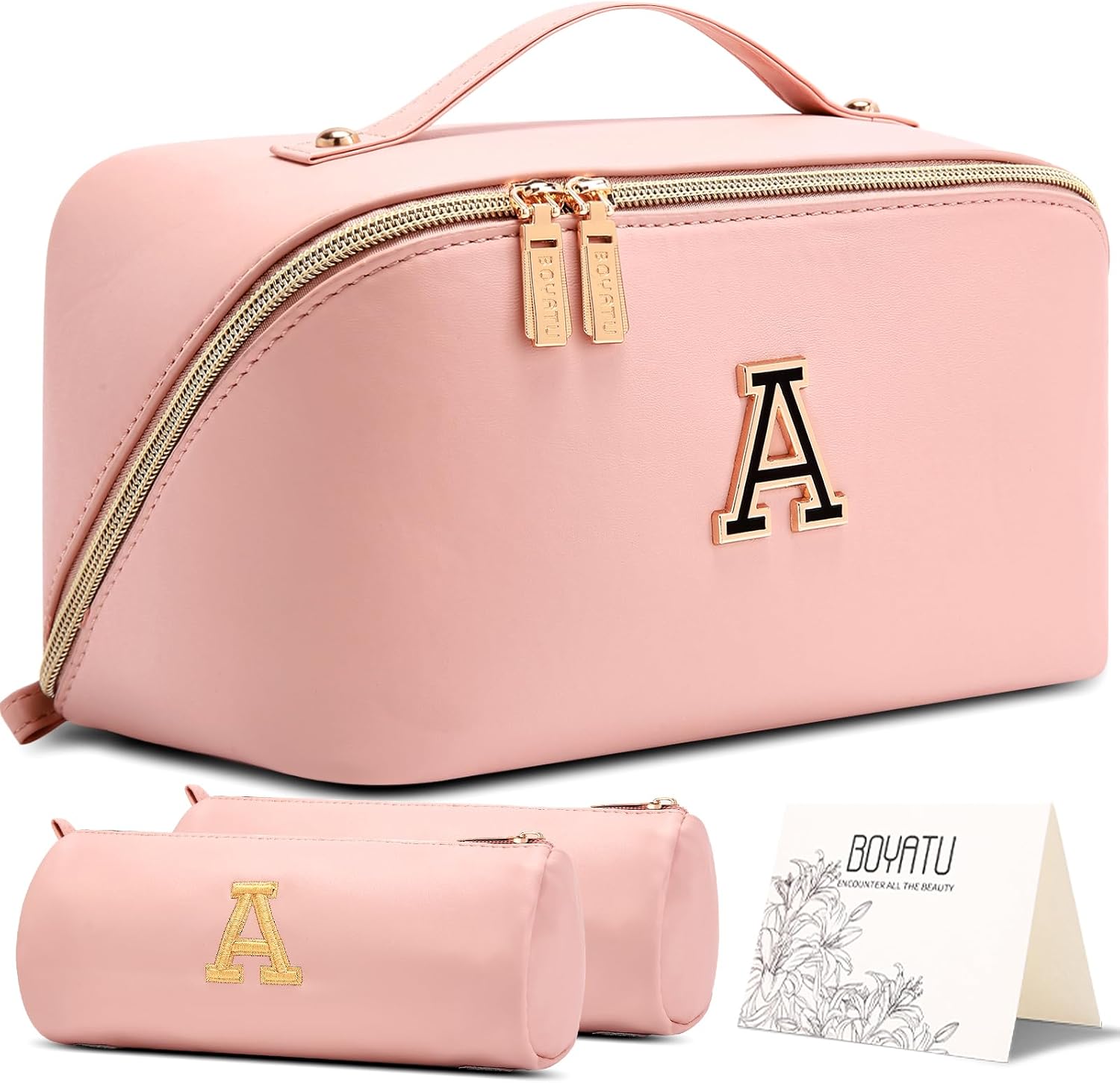 Imagen de BOYATU Makeup Bag in Vegan Leather en OfertitasTOP