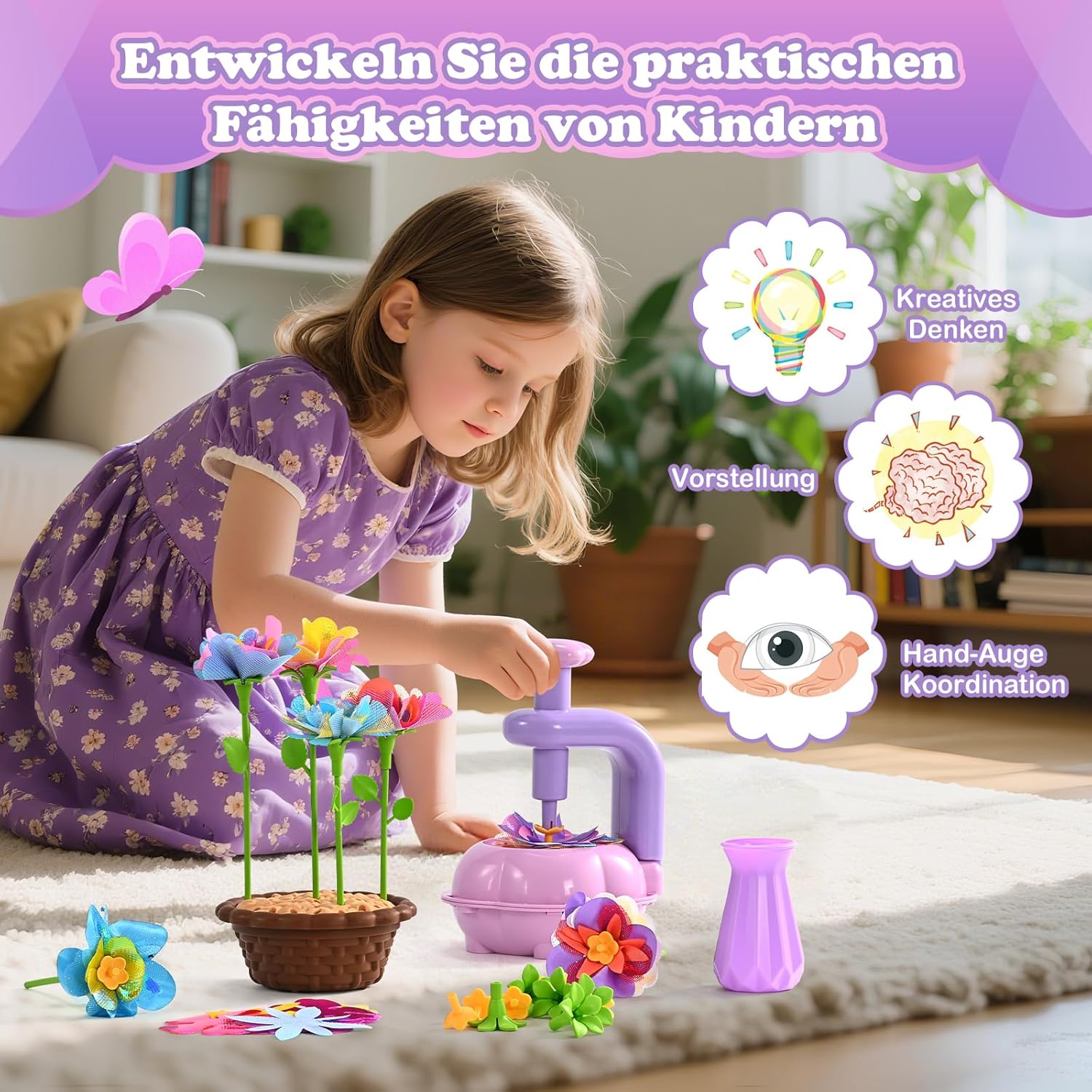 Detalle 2 de BlueSwan Nachfüllset für Blumenpresse mit 108