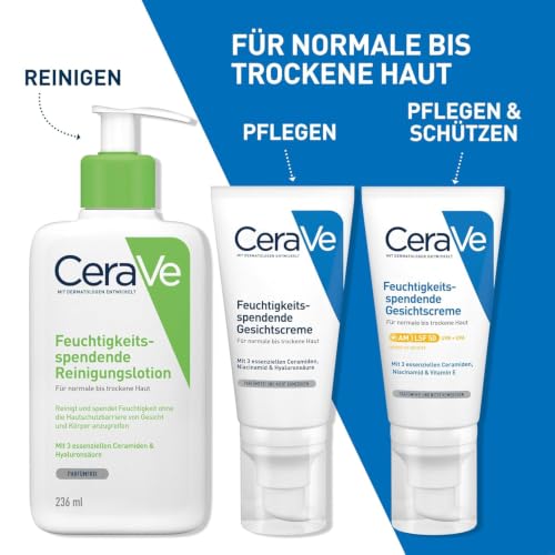 Thumbnail 7 de CeraVe Feuchtigkeitsspendende Gesichtscreme – 24 Stunden Feuchtigkeit, 50 ml
