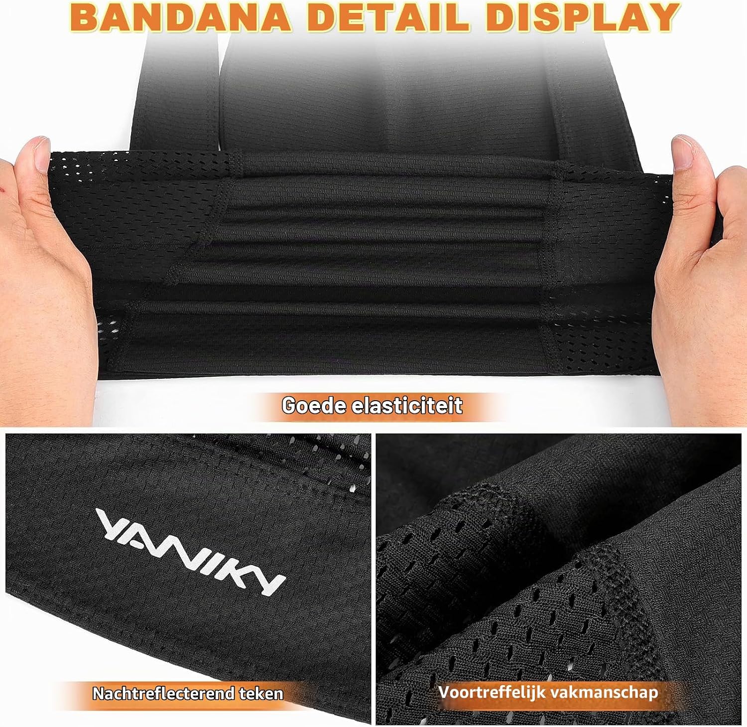 Thumbnail 5 de YANIKY Sports Bandana Cap ademende hoofddoek voor fietsen en sport