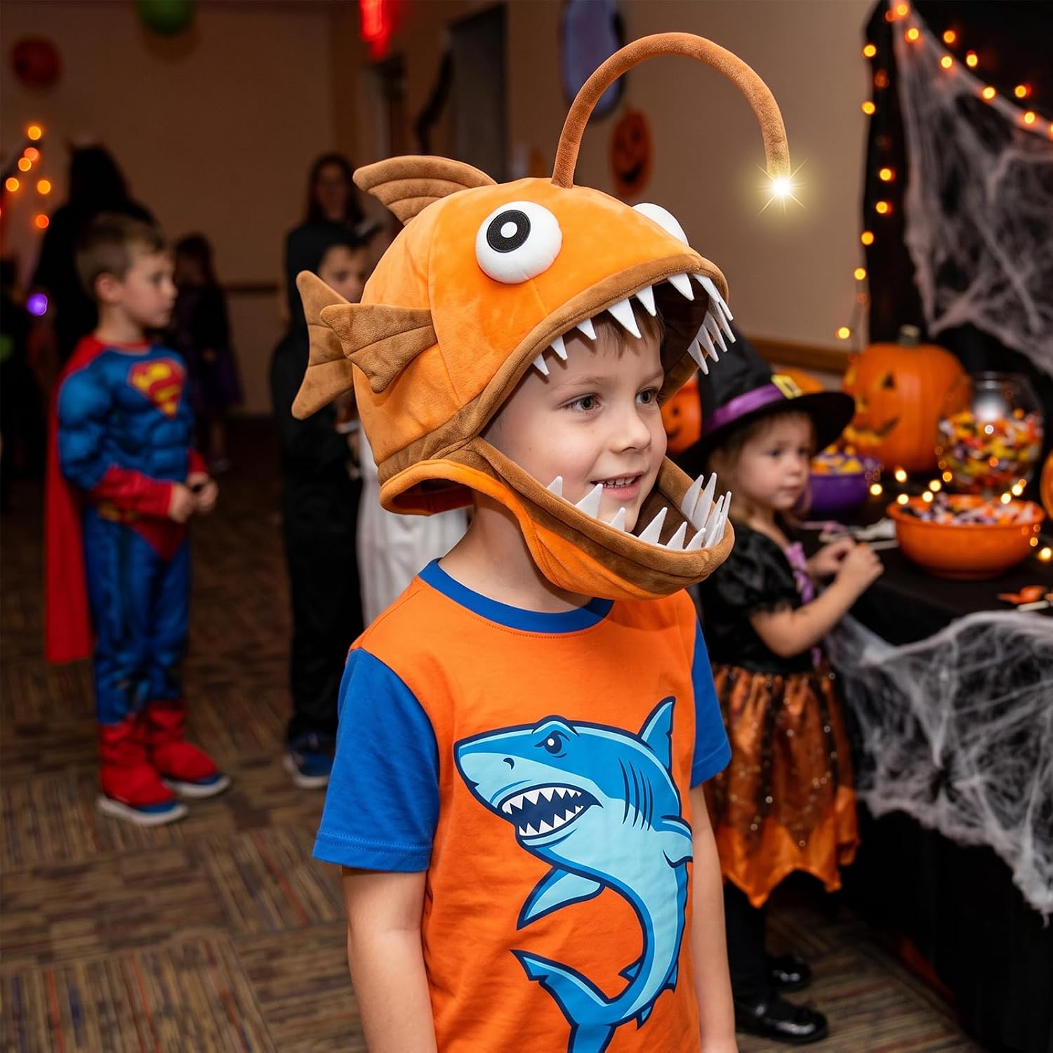 Thumbnail 6 de Lrvcnva ZXP-DLYMZ-C-E Anglerfish Costume Hat with Light-Up Antenna