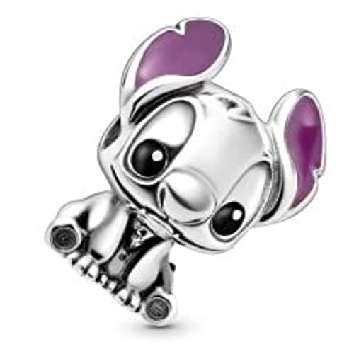 Thumbnail 3 de Pandora Dije Stitch de Disney en plata con esmalte morado y negro - colección Ohana