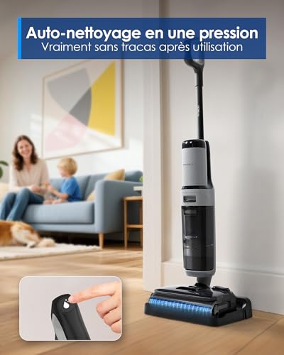 Thumbnail 6 de Tineco Floor One i5 Stretch – Aspirateur/Laveur 20 kPa, pinceau plat 180°