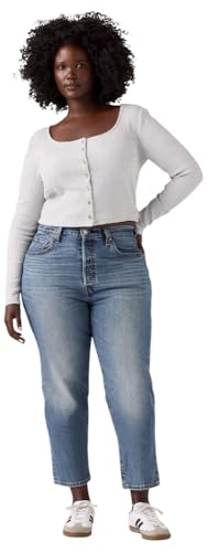 Detalle 2 de Levi's 501 Crop vaqueros mujer 26W 28L